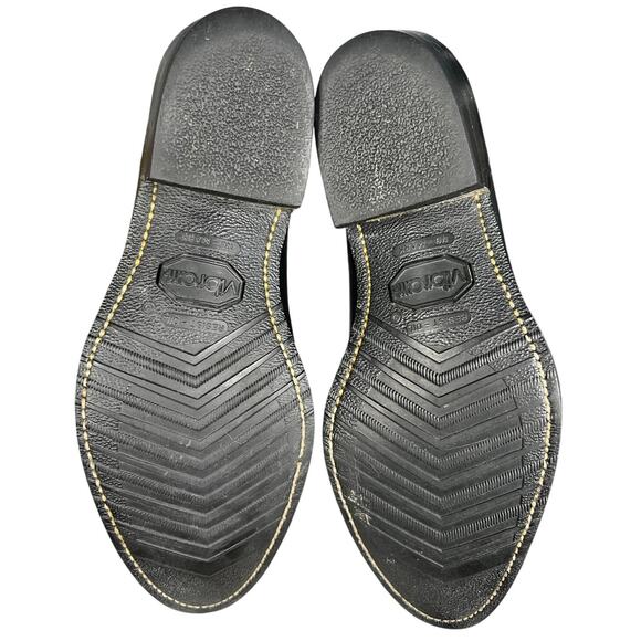 Mason Western Men’s Black Leather Vibram Sole Western Cowboy Boot Size US 9 EE main image 6